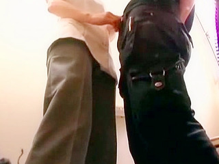 Nanako Mori, head nurse, kneels to suck huge cock, tasting Nippon XXX, Tokyo fucking, Thai nipples