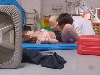 This horny chick with a bushy snatch gets fucked hard inside