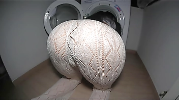 Stepsister seduced me with her round ass. My big cock filled her juicy hole