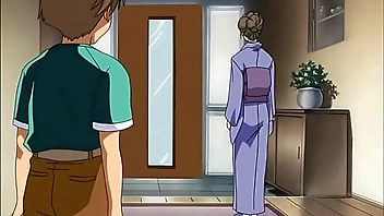 Busty lactating milf rides her hentai slave boy in the dungeon